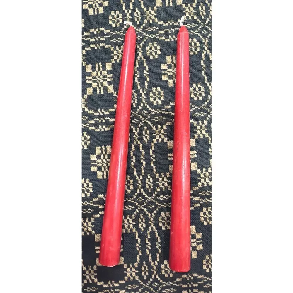 Vintage Hardwood Candlestick Holders Pair Dark Walnut Finish Brass Cups 6.5 Inch